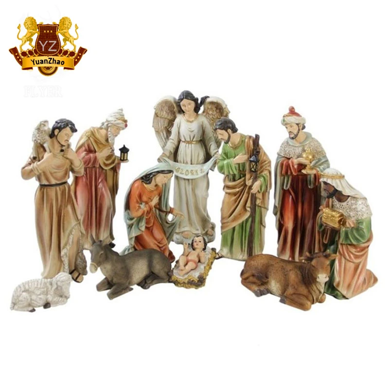 Life Size Resin Christianity Holy Family Religious Set Fiberglass Polyresin Statue