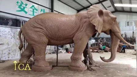 Scultura di elefante animale in pietra di marmo da giardino di vendita diretta in fabbrica